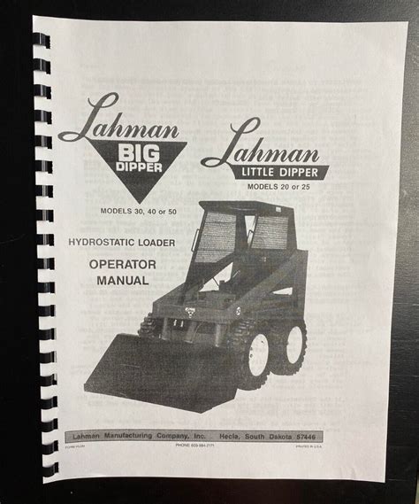 m20 little dipper skid steer|lahman little dipper 25 manual.